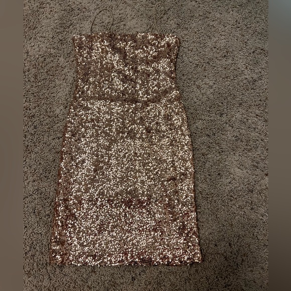 Dresses Rose Gold Hoco Dress Poshmark